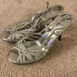 Silver heels